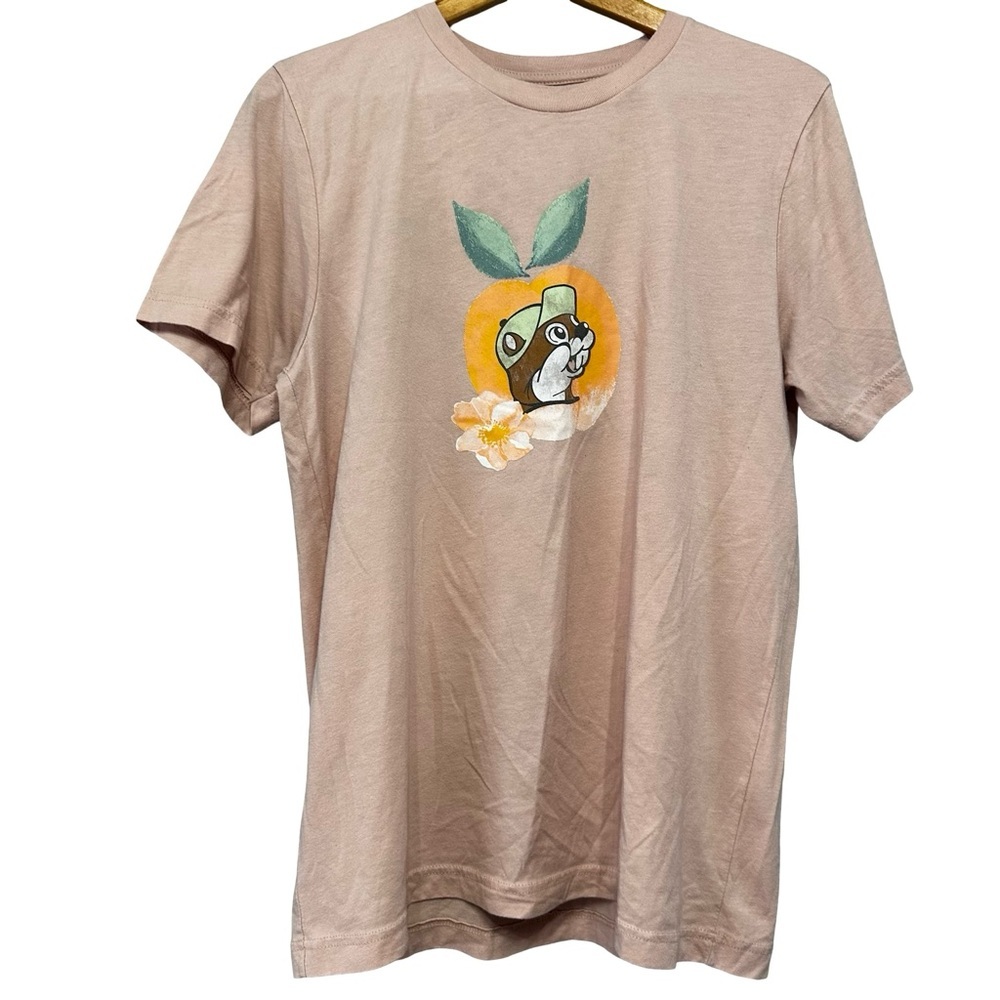Buc-ee’s Sweet As A Georgia Peach Short Sleeve Tshirt XL Beaver Graphic Tee